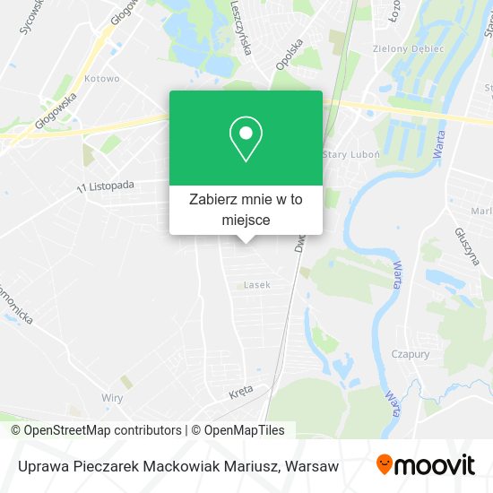 Mapa Uprawa Pieczarek Mackowiak Mariusz