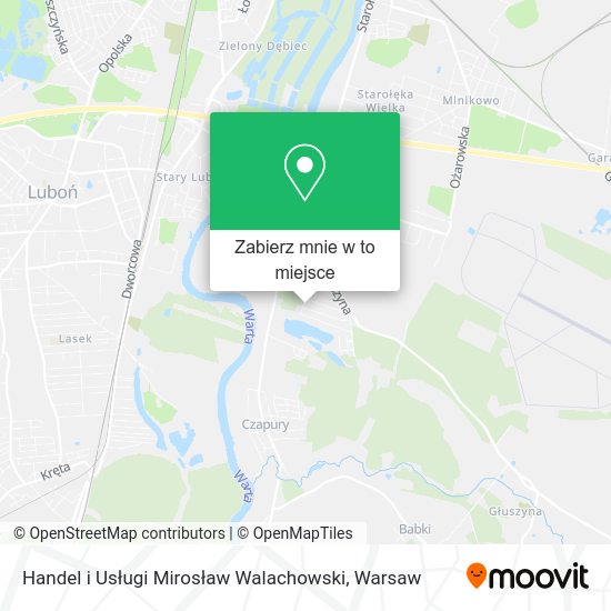 Mapa Handel i Usługi Mirosław Walachowski