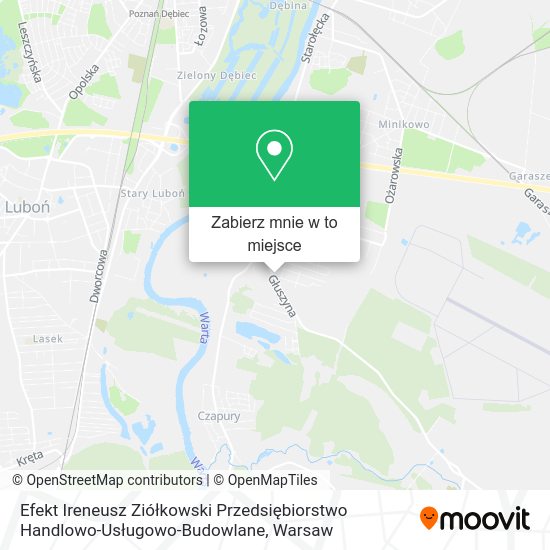 Mapa Efekt Ireneusz Ziółkowski Przedsiębiorstwo Handlowo-Usługowo-Budowlane