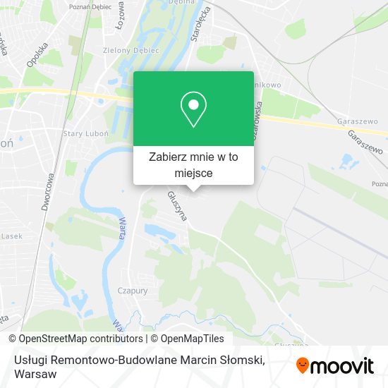 Mapa Usługi Remontowo-Budowlane Marcin Słomski