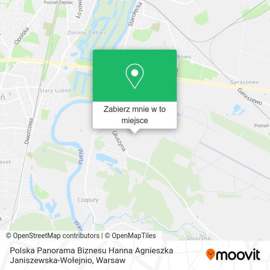 Mapa Polska Panorama Biznesu Hanna Agnieszka Janiszewska-Wołejnio