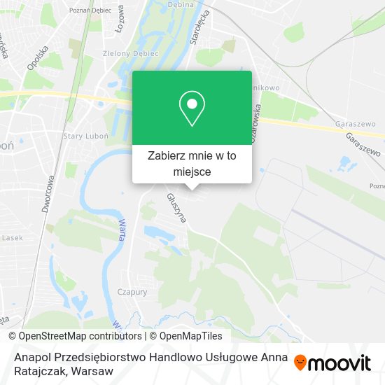 Mapa Anapol Przedsiębiorstwo Handlowo Usługowe Anna Ratajczak