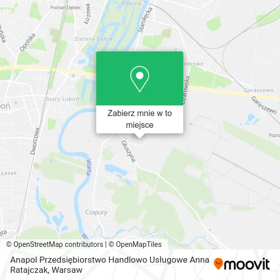 Mapa Anapol Przedsiębiorstwo Handlowo Usługowe Anna Ratajczak