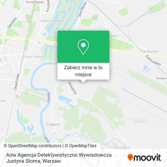 Mapa Adw Agencja Detektywistyczno Wywiadowcza Justyna Słoma