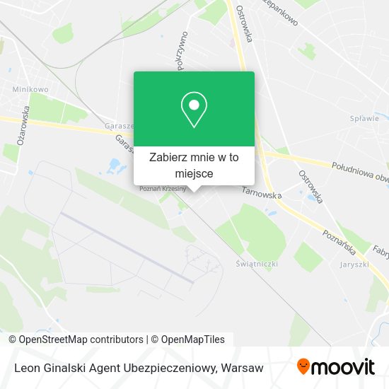 Mapa Leon Ginalski Agent Ubezpieczeniowy