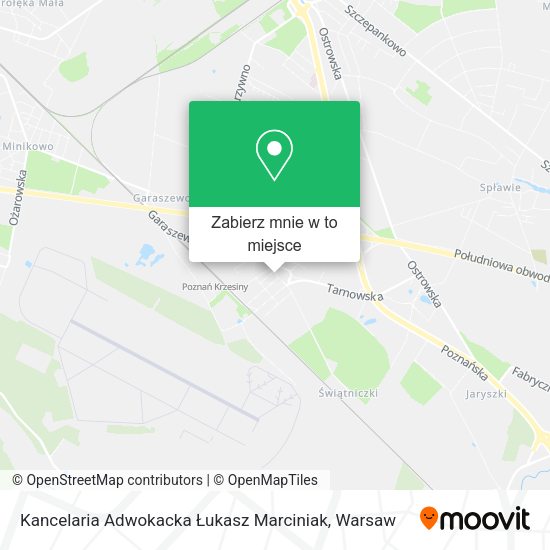 Mapa Kancelaria Adwokacka Łukasz Marciniak