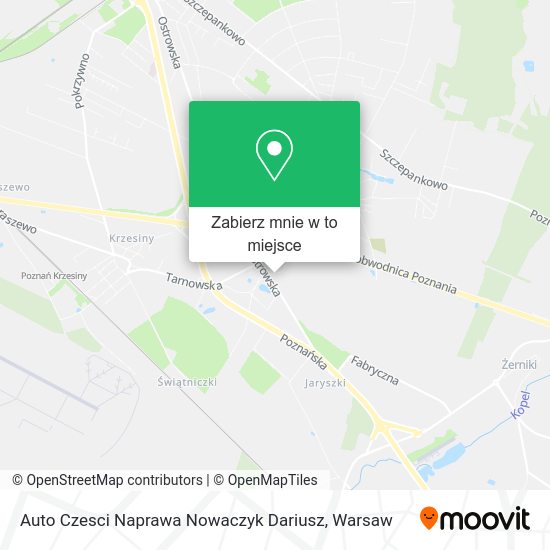 Mapa Auto Czesci Naprawa Nowaczyk Dariusz