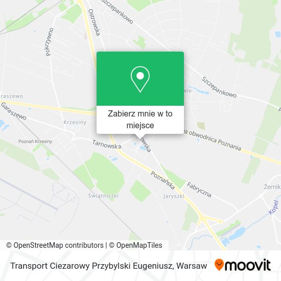 Mapa Transport Ciezarowy Przybylski Eugeniusz