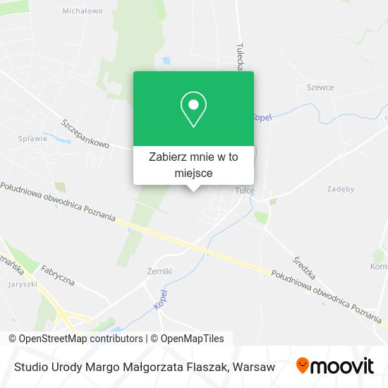 Mapa Studio Urody Margo Małgorzata Flaszak