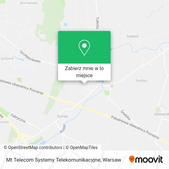 Mapa Mt Telecom Systemy Telekomunikacyjne