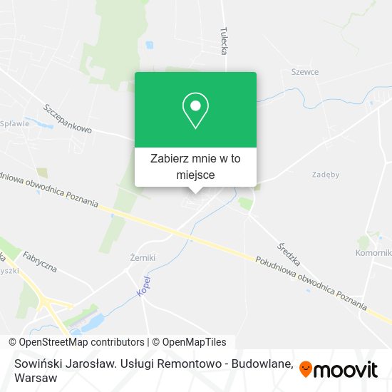 Mapa Sowiński Jarosław. Usługi Remontowo - Budowlane