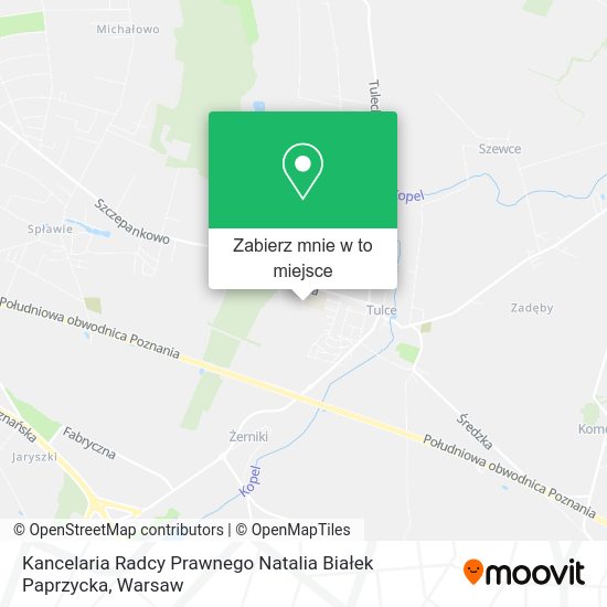 Mapa Kancelaria Radcy Prawnego Natalia Białek Paprzycka