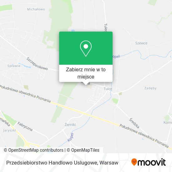 Mapa Przedsiebiorstwo Handlowo Uslugowe