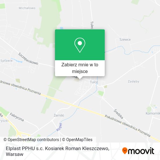 Mapa Elplast PPHU s.c. Kosiarek Roman Kleszczewo