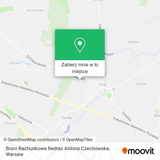 Mapa Biuro Rachunkowe Redtax Aldona Czechowska