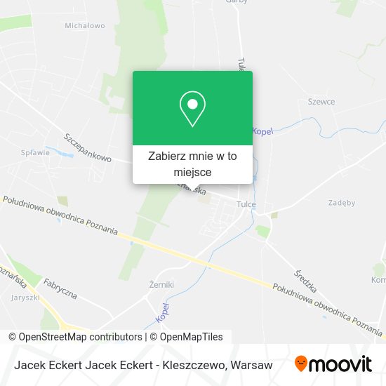 Mapa Jacek Eckert Jacek Eckert - Kleszczewo