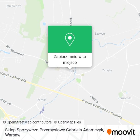 Mapa Sklep Spozywczo Przemyslowy Gabriela Adamczyk