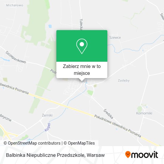 Mapa Balbinka Niepubliczne Przedszkole