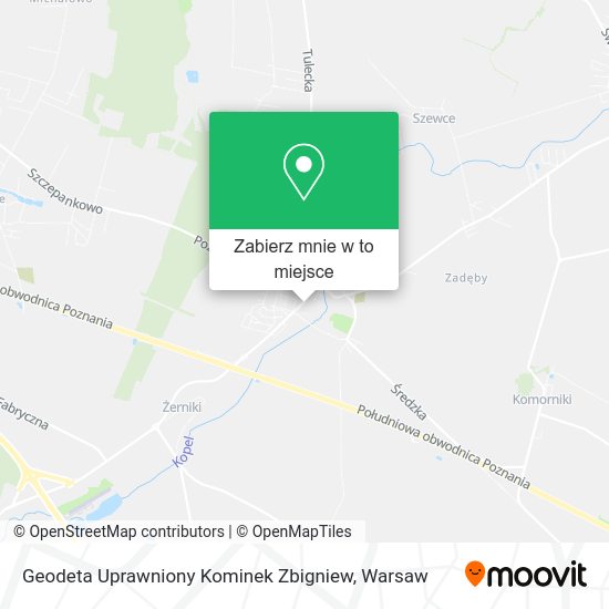 Mapa Geodeta Uprawniony Kominek Zbigniew