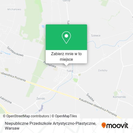 Mapa Niepubliczne Przedszkole Artystyczno-Plastyczne