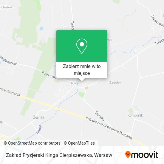 Mapa Zakład Fryzjerski Kinga Cierpiszewska