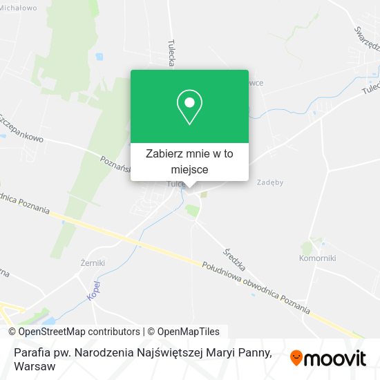 Mapa Parafia pw. Narodzenia Najświętszej Maryi Panny