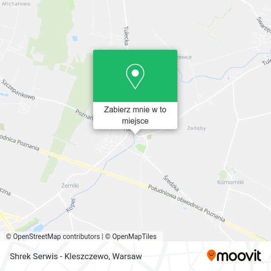 Mapa Shrek Serwis - Kleszczewo