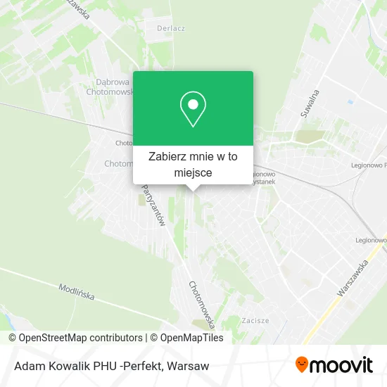 Mapa Adam Kowalik PHU -Perfekt