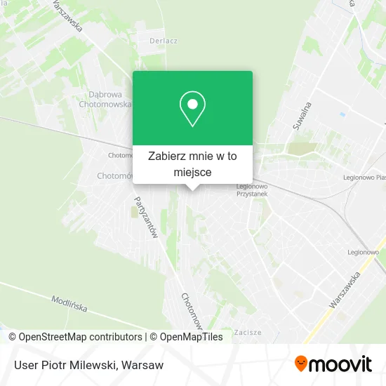 Mapa User Piotr Milewski