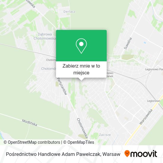 Mapa Pośrednictwo Handlowe Adam Pawelczak