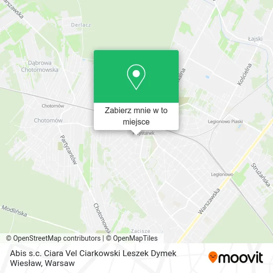 Mapa Abis s.c. Ciara Vel Ciarkowski Leszek Dymek Wiesław
