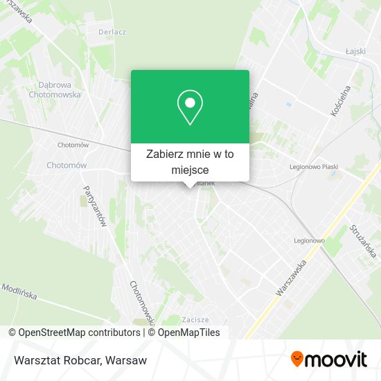 Mapa Warsztat Robcar