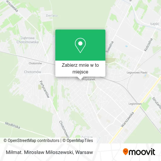 Mapa Miłmat. Mirosław Miłoszewski