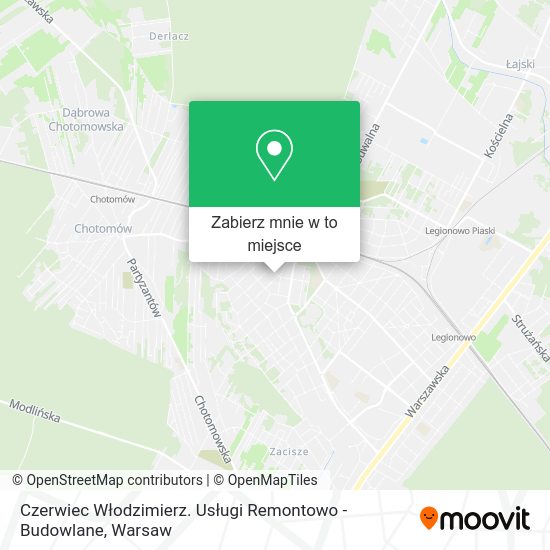 Mapa Czerwiec Włodzimierz. Usługi Remontowo - Budowlane