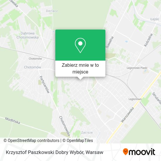 Mapa Krzysztof Paszkowski Dobry Wybór