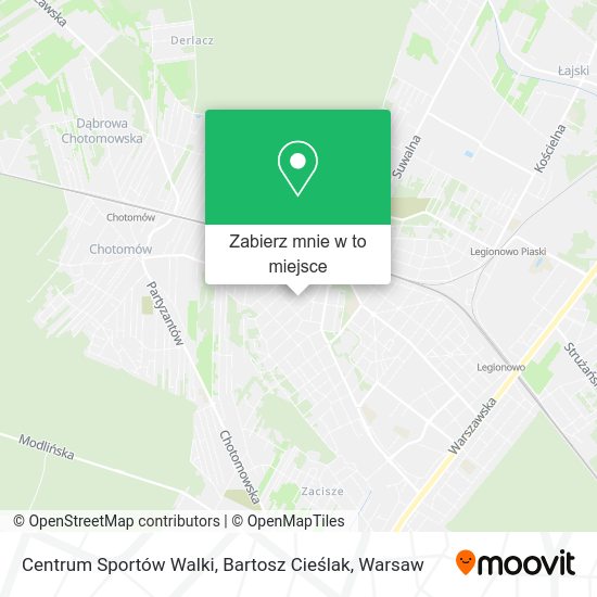 Mapa Centrum Sportów Walki, Bartosz Cieślak