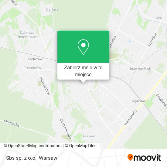 Mapa Sbs sp. z o.o.