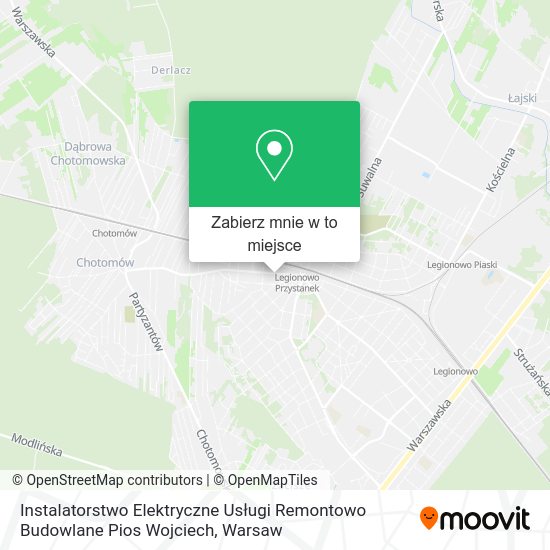 Mapa Instalatorstwo Elektryczne Usługi Remontowo Budowlane Pios Wojciech