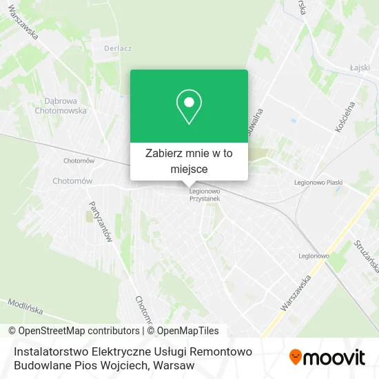 Mapa Instalatorstwo Elektryczne Usługi Remontowo Budowlane Pios Wojciech