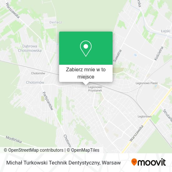 Mapa Michał Turkowski Technik Dentystyczny