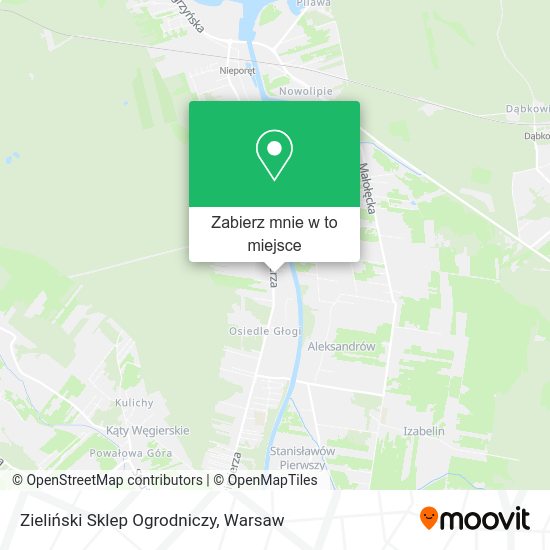 Mapa Zieliński Sklep Ogrodniczy