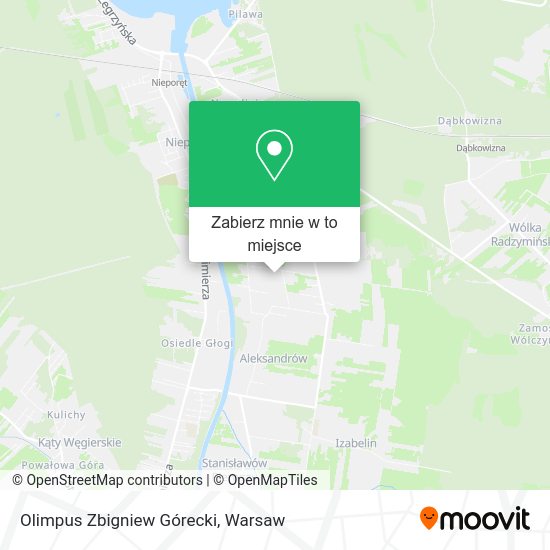 Mapa Olimpus Zbigniew Górecki