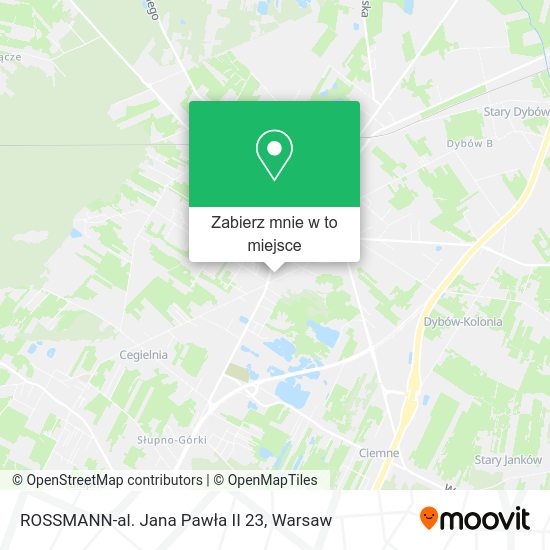 Mapa ROSSMANN-al. Jana Pawła II 23