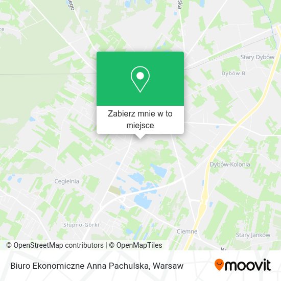 Mapa Biuro Ekonomiczne Anna Pachulska