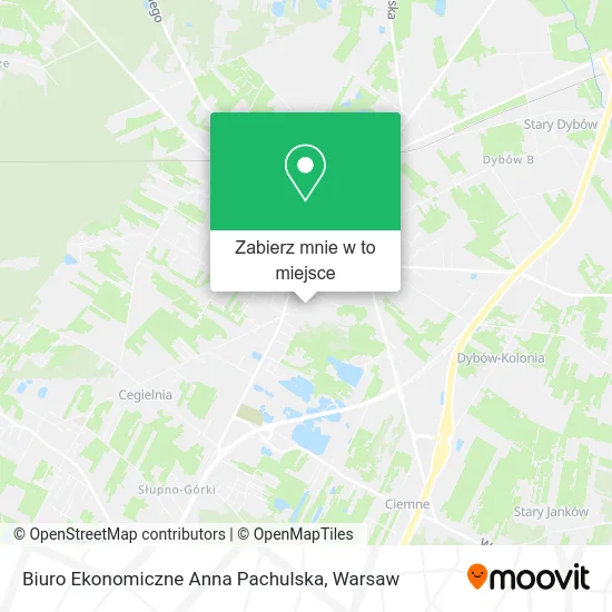 Mapa Biuro Ekonomiczne Anna Pachulska