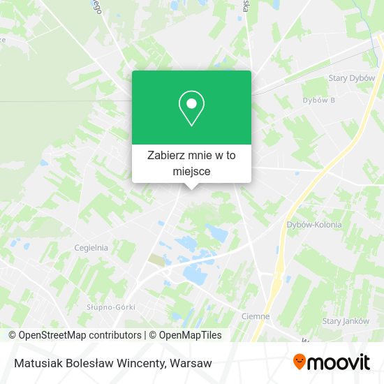 Mapa Matusiak Bolesław Wincenty