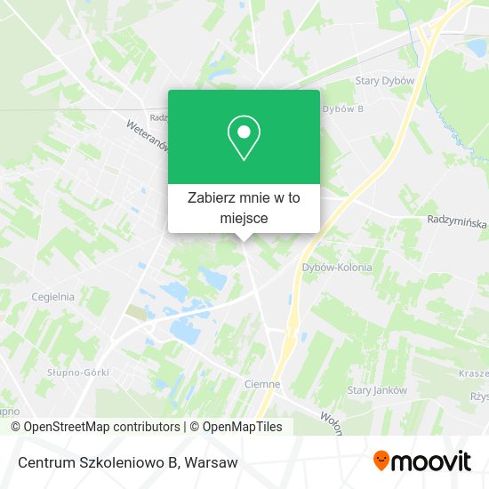 Mapa Centrum Szkoleniowo B