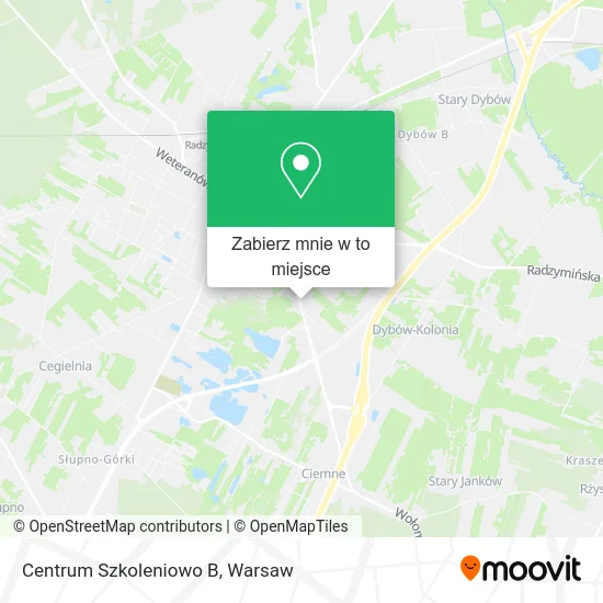 Mapa Centrum Szkoleniowo B