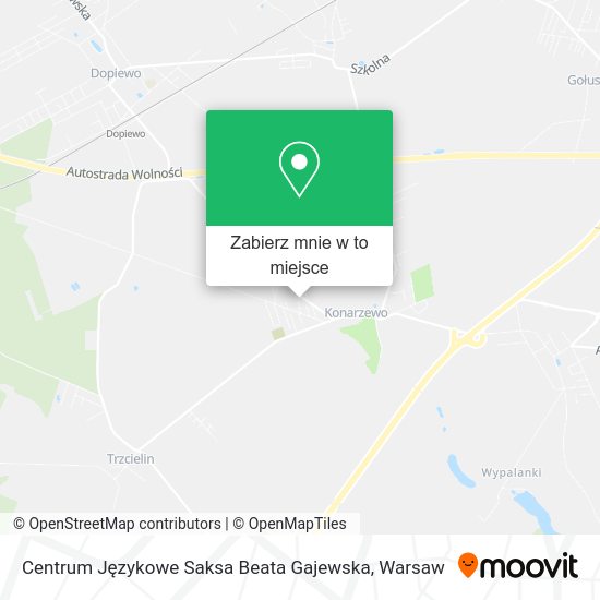 Mapa Centrum Językowe Saksa Beata Gajewska