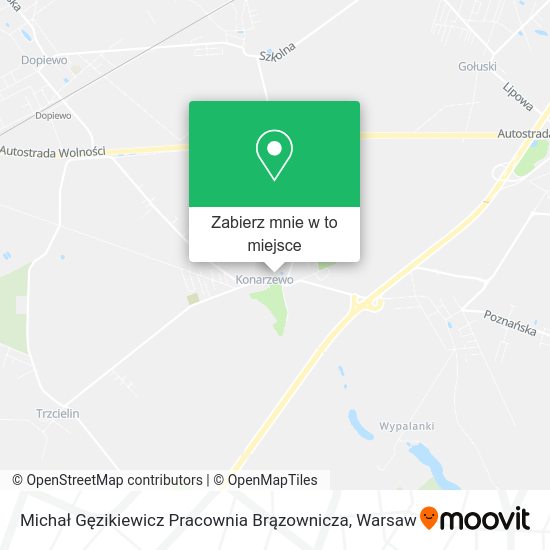 Mapa Michał Gęzikiewicz Pracownia Brązownicza